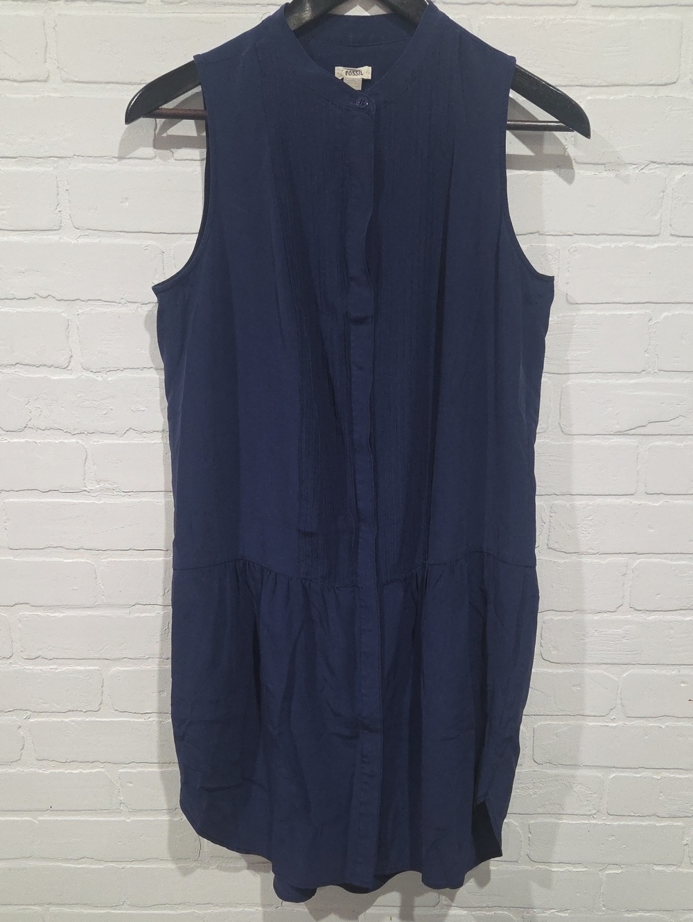 Fossil Silk Sleeveless Midi Dress